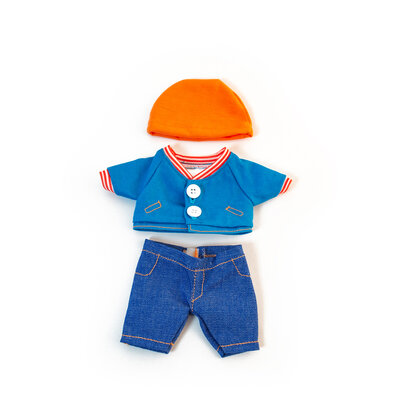 MINILAND KLEDING SET JONGEN 21CM