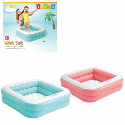 Intex Play Box Pool 85x85x23 cm Roze