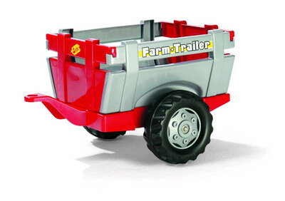 Rolly Toys Farmtrailer (Rood-Grijs)
