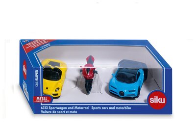 Siku Sports cars and motorbike  1:87