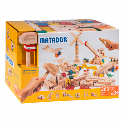 Matador Maker M263 Constructieset Hout, 263dlg.