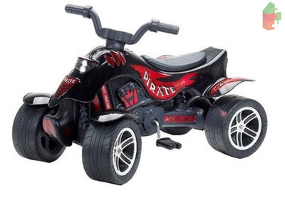 Falk Quad Pirate Zwart 3/7 Uitlopend