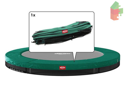 Berg Favorit - Inground Beschermrand 330 Groen (6 Deling)