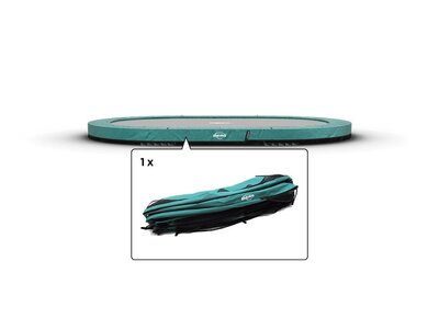 Grand Champion - InGround Padding 470X310 Green (22cm)