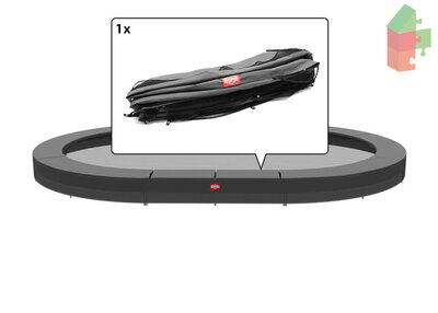 Berg Grand Champion - Inground Beschermrand 520X350 Grijs