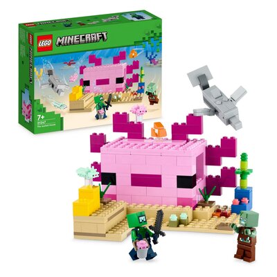 LEGO Minecraft 21247 Het Axolotlhuis