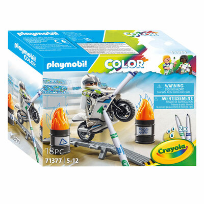 Playmobil Color Motorcrossmotor - 71377