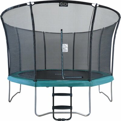 Denver Trampoline met veiligheidsnet en ladder Ø 366 cm - Onground - Groen