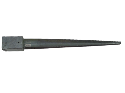 Paalhouder met pen 91x91x900 mm 3mm dik