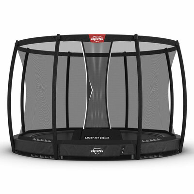 BERG trampoline Elite InGround 330 Grijs + Safety Net Deluxe