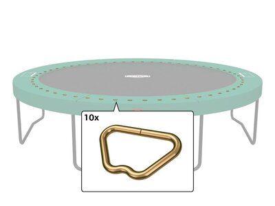 Berg Trampoline Champion - Triangle for springdoek (TwinSpring) (10x)