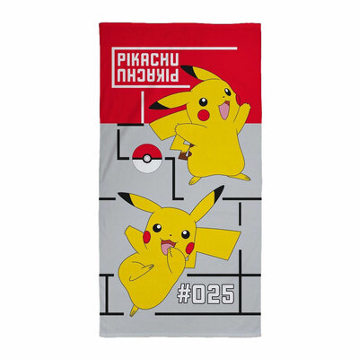 Strandlaken Pokemon Pikachu, 70x140cm