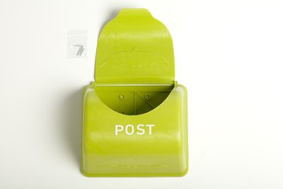 Brievenbus voor speelhuis appelgroen