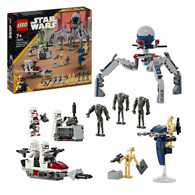 LEGO Star Wars 75372 Clone Trooper en Battle Droid Battle Pack