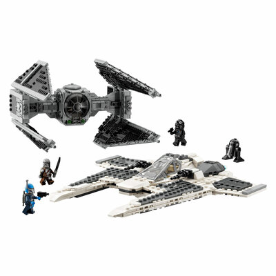 LEGO Star Wars 75348 Mandalorian Fang Fighter vs. TIE Interc