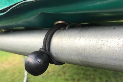 Set bevestigingselastieken voor trampoline rand rechthoek