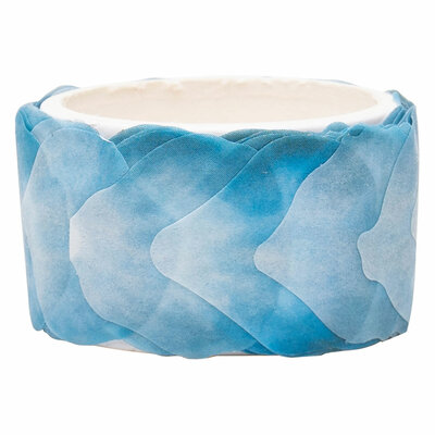 Colorations - Washi Stickers - Blauwe Bloemblaadjes, 80st.