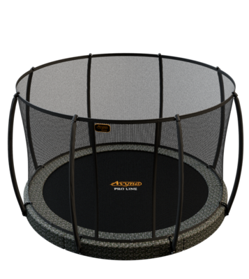 Avyna Trampoline InGround Ø430 met veiligheidsnet | Camoufla
