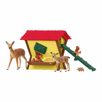schleich FARM WORLD De Bosdieren Voeren 42658