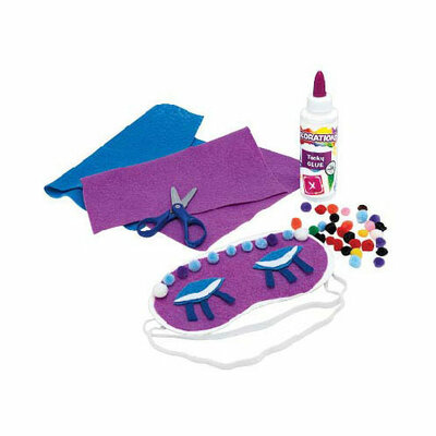 Colorations - Slaapmasker Katoen, Set van 12