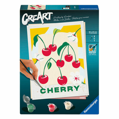 CreArt Schilderen op Nummer - Kers