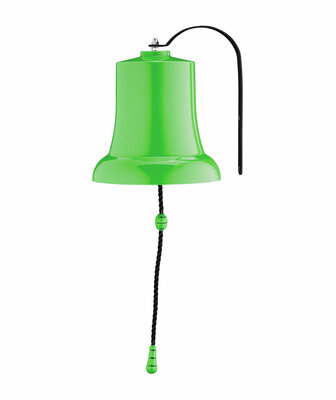 Bel kunststof appelgroen