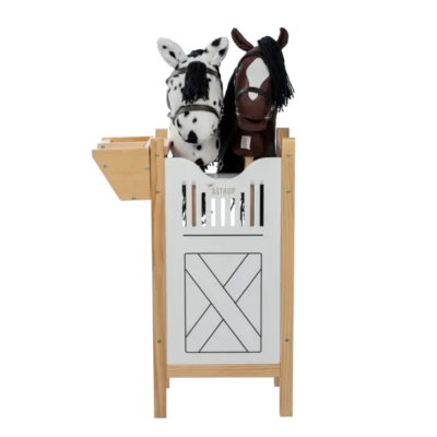 Paardenbox voor 2 Stokpaarden hobby horse