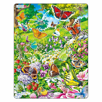Larsen Legpuzzel Dieren - Vlinders, 42st.