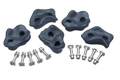 Klimsteenstet (5 stuks) Antraciet