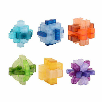 3D Breinpuzzel Transparant Kleur