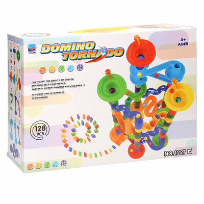 Domino Tornado Knikkerbaan 128dlg.
