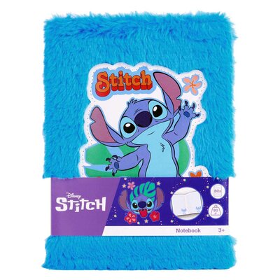 Stitch Pluche Notitieboek Lichtblauw