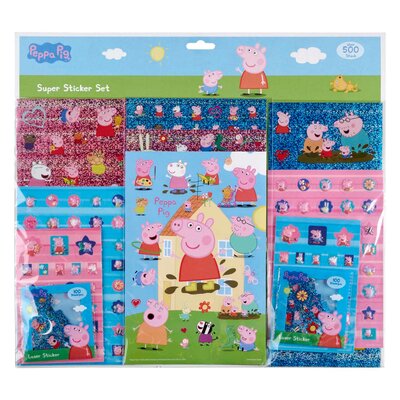 Stickerset Peppa Pig - 500st.