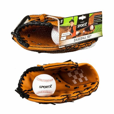 SportX Honkbal Handschoen + Bal