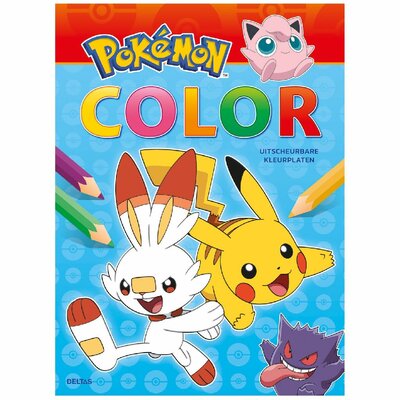 Deltas Pokemon Kleurboek Color 48blz