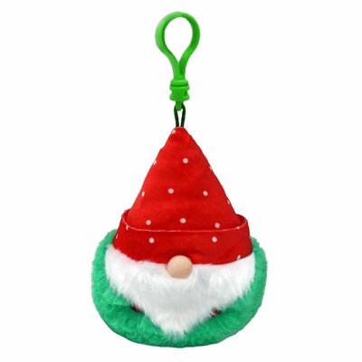 Ty Beanie Boo Clip Christmas Gnome Topsy 7cm