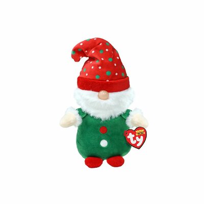 Ty Beanie Boo Christmas Gnome Gnolan Elf 15cm