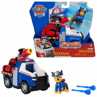 Paw Patrol Fire Rescue Vehicle Chase