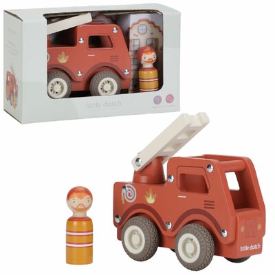 Little Dutch Brandweerwagen Met Pegdoll FSC