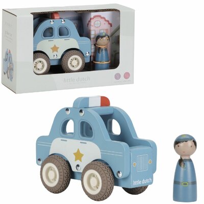 Little Dutch Politiewagen Met Pegdoll FSC