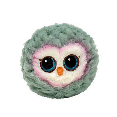 Ty Beanie Bouncers Feathers Owl Grey
