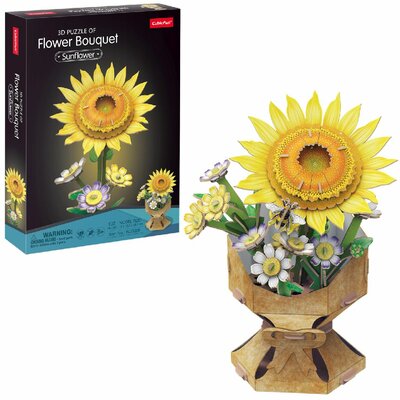 Cubic Fun 3d Puzzel Flower Zonnebloem