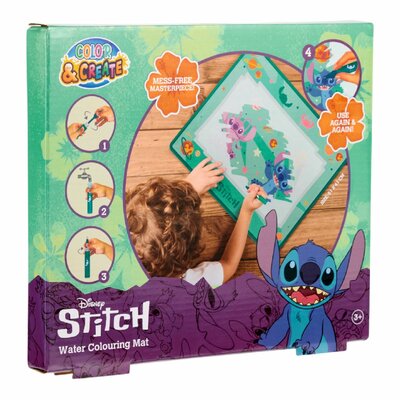 Stitch Aqua Colouring Playmat