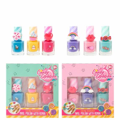 Create It! Candy Nailpolish 3-Pack Ass. Disp.