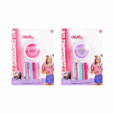 Create It! Hairchalk And Hair Acc. 2 Ass. Disp.
