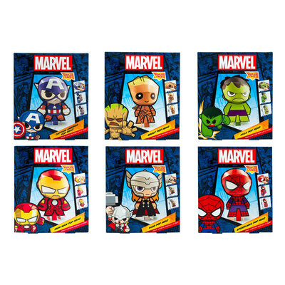 Vouw je eigen Marvel 3D Figuur Karton