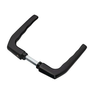 Deurkruk Duim Aluminium zwart