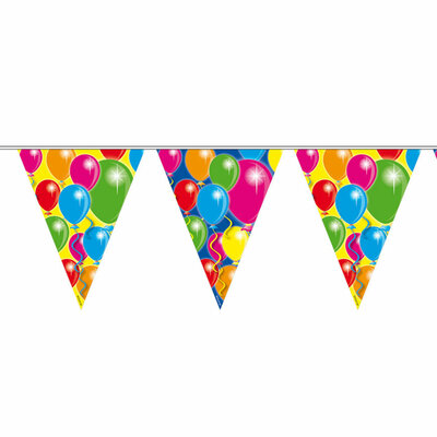 Vlaggenlijn Ballonnen, 10mtr.