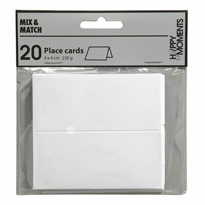 Naamkaarten Off-white, 20st.