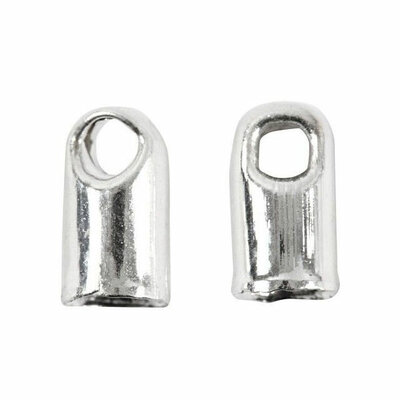 Eindkap Verzilverd, 10st.